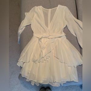 Small Hello Molly Etta Dress White